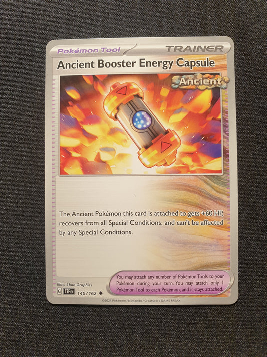 Ancient Booster Energy Capsule 140/162 (Mint Condition) - Temporal Forces - TCG Trainers