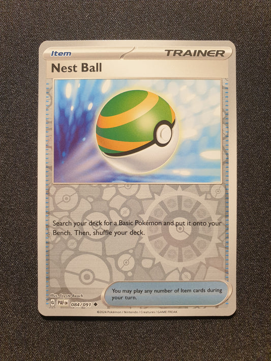 Nest Ball 084/091 RH (Mint Condition) - Paldean Fates - TCG Trainers