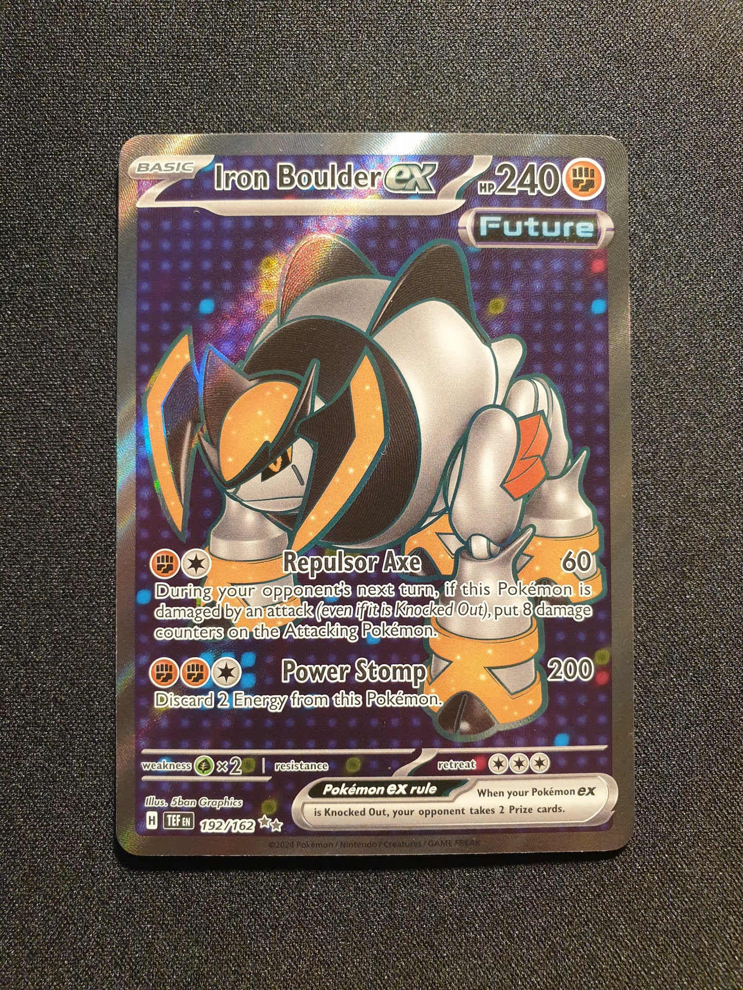 Iron Boulder EX 192/162 (Mint Condition) - Temporal Forces - TCG Trainers