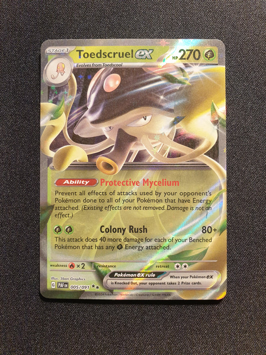 Toedscruel EX 005/091 (Mint Condition) - Paldean Fates - TCG Trainers