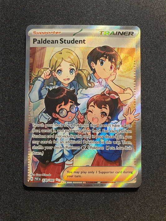 Paldean Student 230/091 (Mint Condition) - Paldean Fates - TCG Trainers