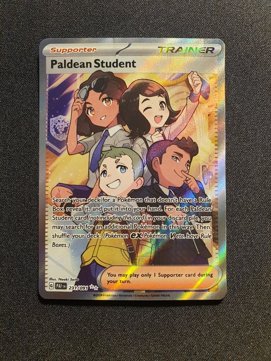 Paldean Student 231/091 (Mint Condition) - Paldean Fates - TCG Trainers