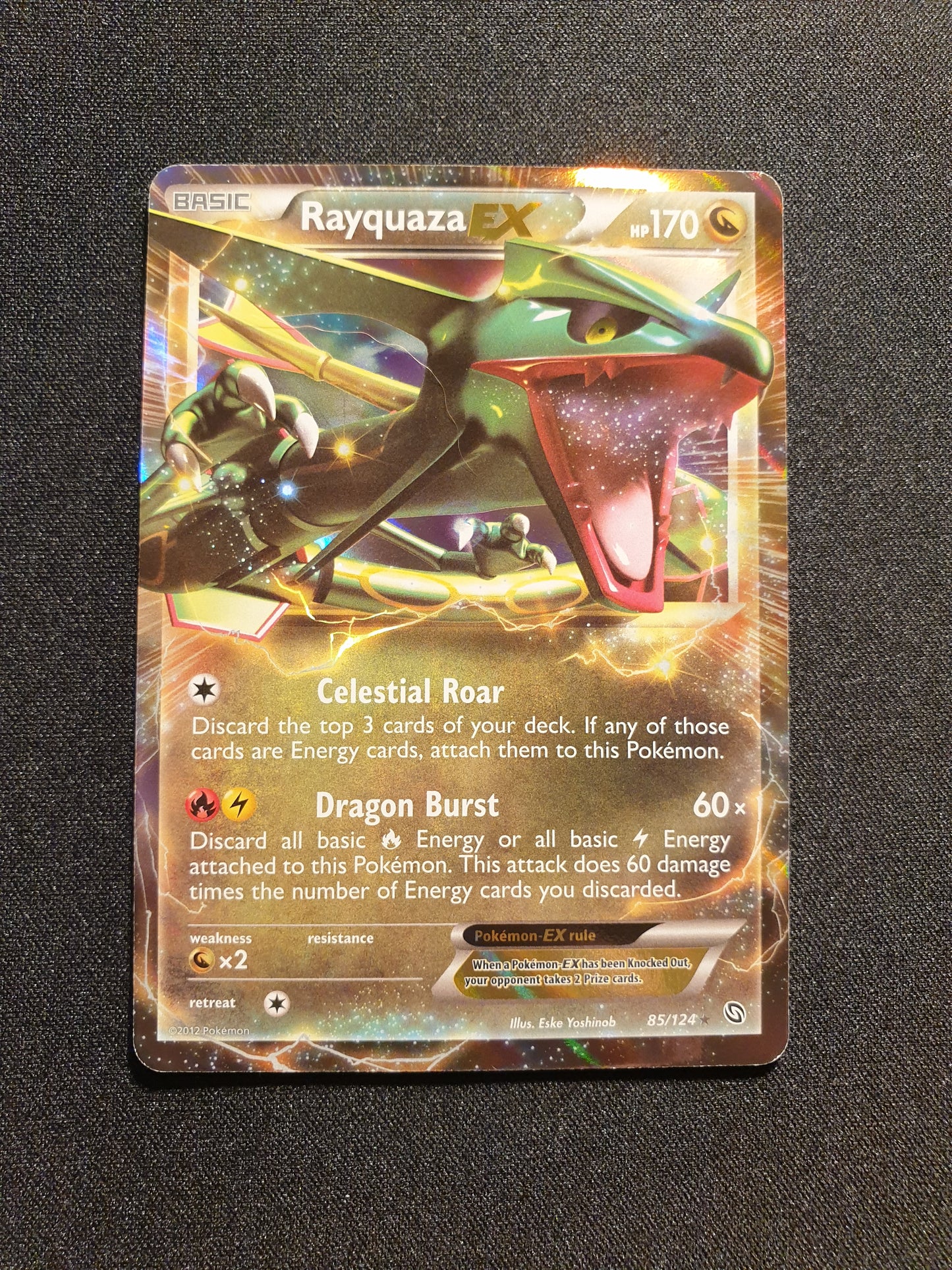 Rayquaza EX 85/124 (Mint Condition) - Dragons Exalted - TCG Trainers