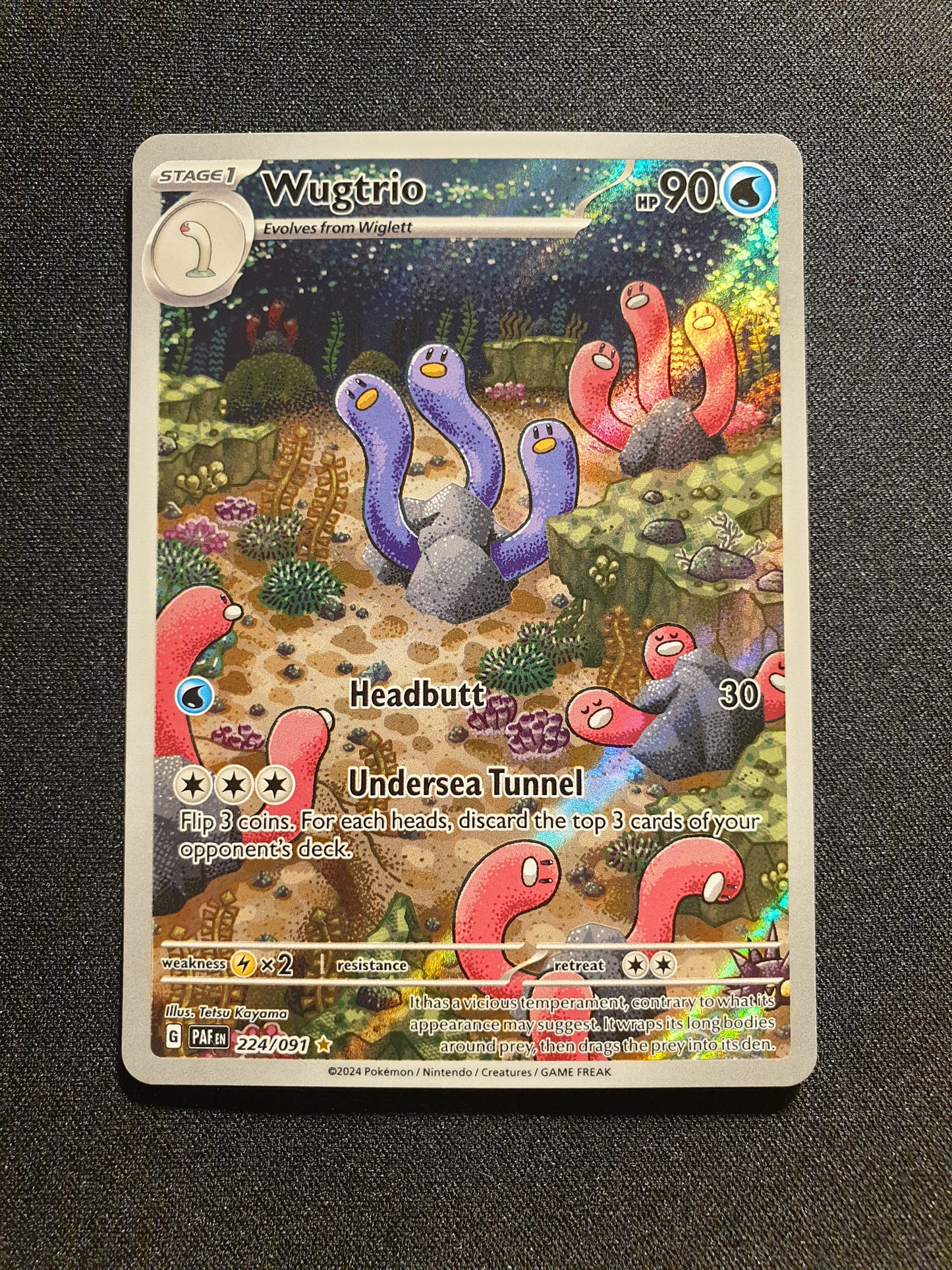 Wugtrio 224/091 (Mint Condition) - Paldean Fates - TCG Trainers