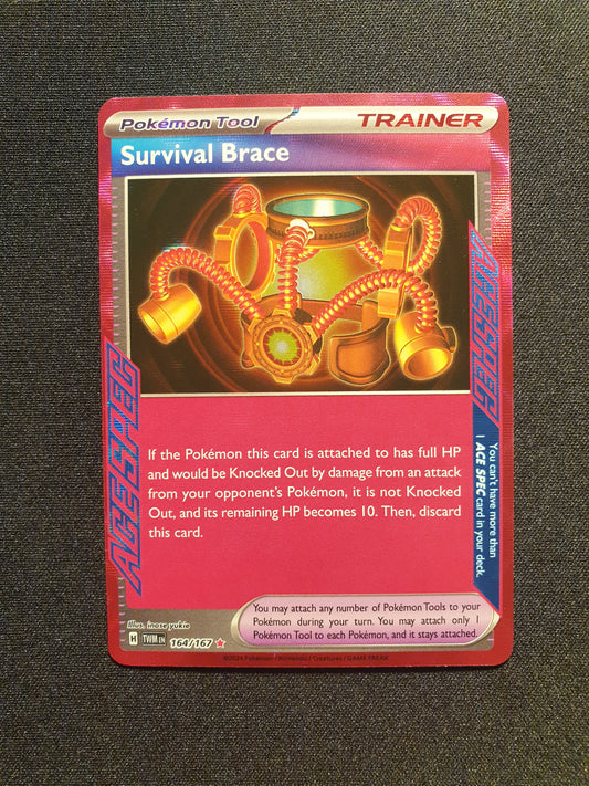 Survival Brace 164/167 (Mint Condition) - Twilight Masquerade - TCG Trainers