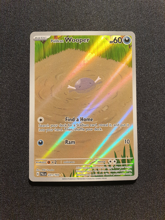 Paldean Wooper 221/193 (Mint Condition) - Paldea Evolved - TCG Trainers