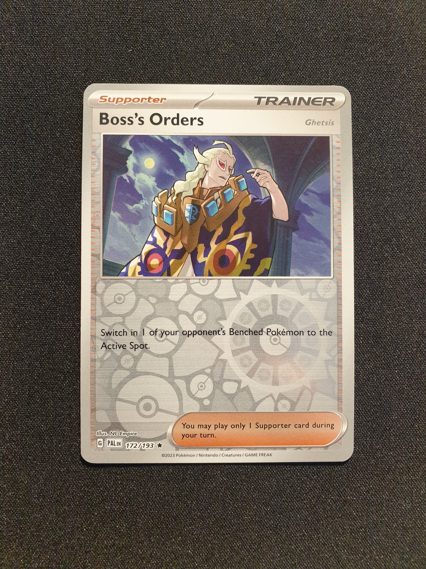 Boss's Orders RH 172/193 (Mint Condition) - Paldea Evolved - TCG Trainers