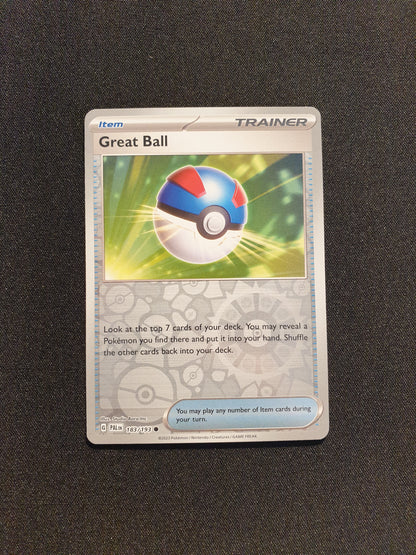 Great Ball RH 183/193 (Mint Condition) - Paldea Evolved - TCG Trainers