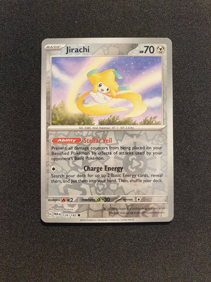 Jirachi RH 126/182 (Mint Condition) - Paldea Evolved - TCG Trainers