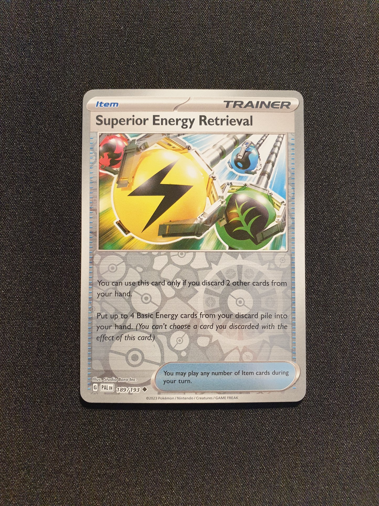 Superior Energy Retrieval 189/193 RH (Mint Condition) - Paldea Evolved - TCG Trainers