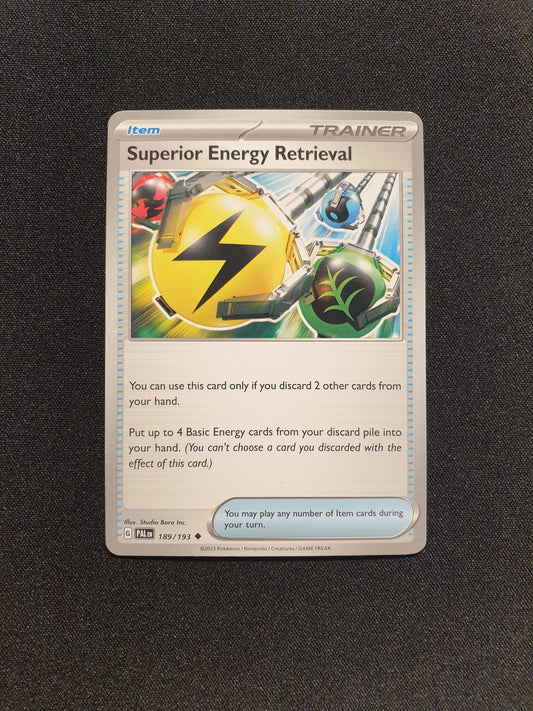 Superior Energy Retrieval 189/193 (Mint Condition) - Paldea Evolved - TCG Trainers