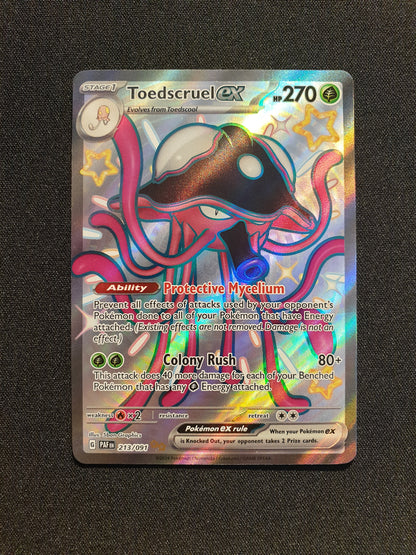 Toedscruel EX 213/091 (Mint Condition) - Paldean Fates - TCG Trainers