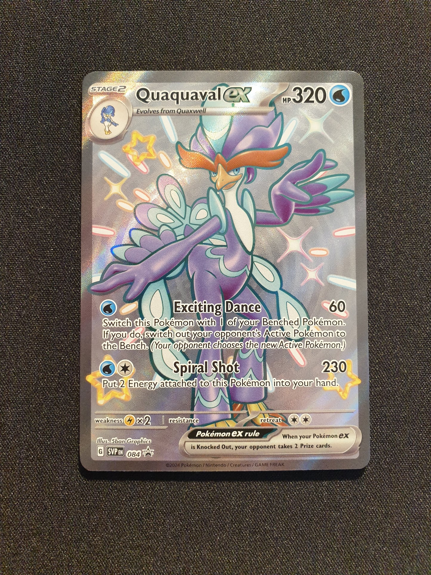 Quaquaval EX SVP084 (Mint Condition) - Promo Card - TCG Trainers