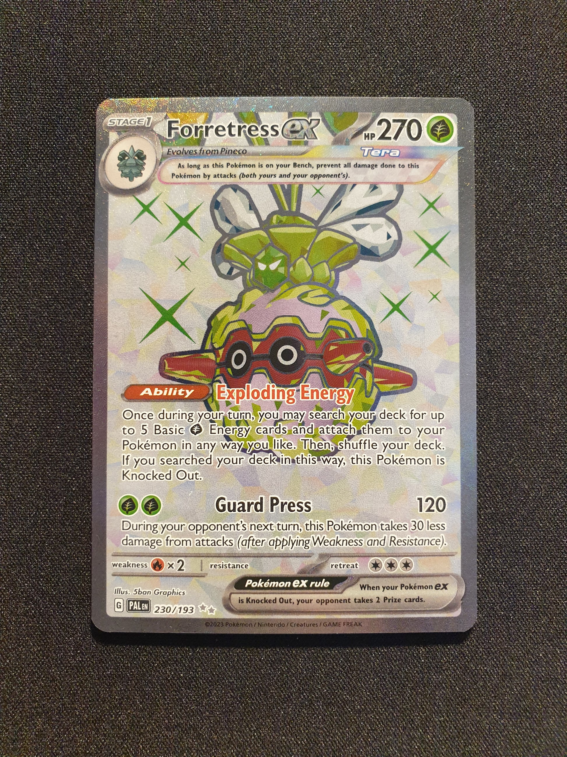 Forretress EX 230/193 (Mint Condition) - Paldea Evolved - TCG Trainers