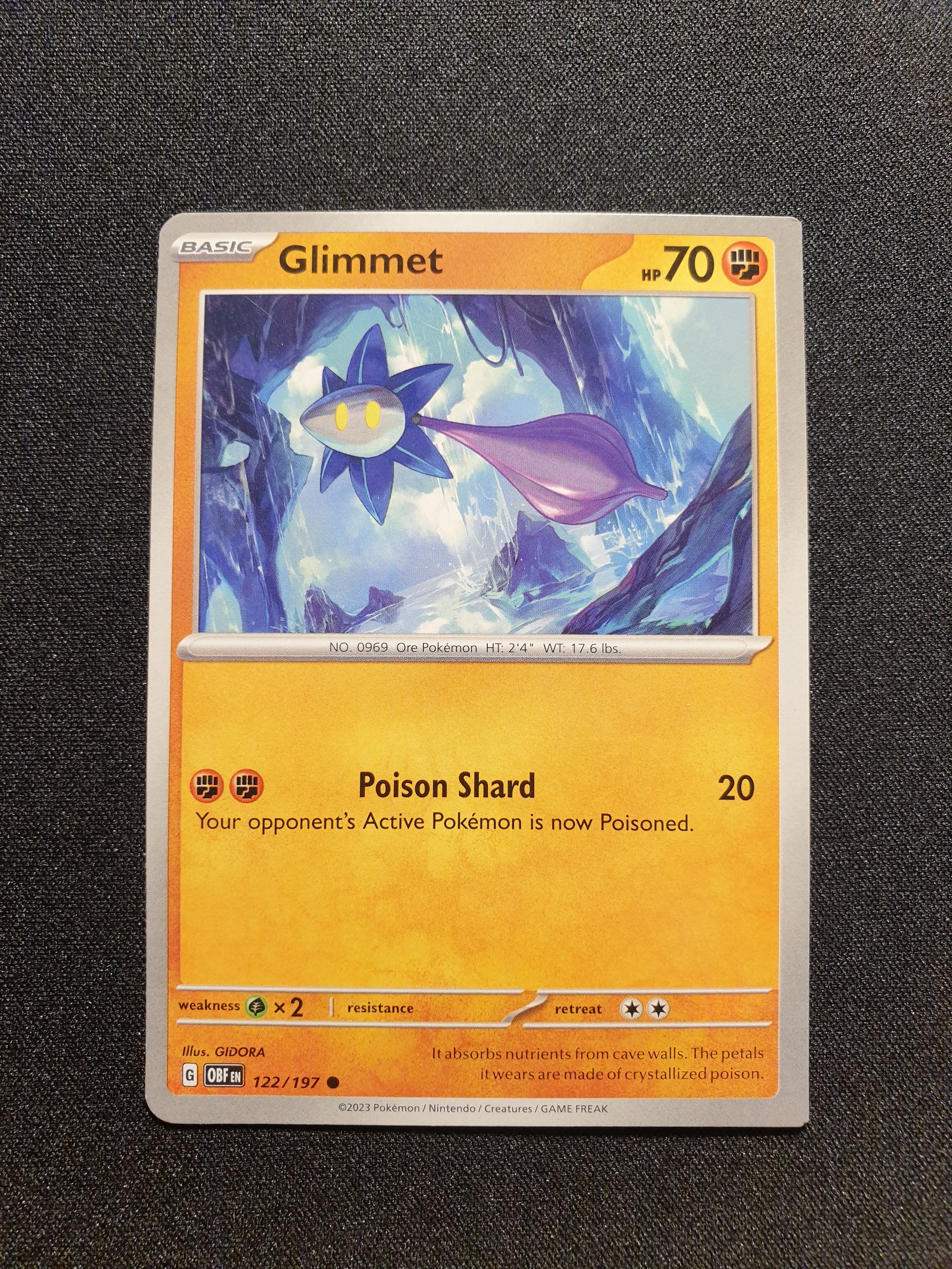 Miscut - Glimmet 122/197 (Mint Condition) - Obsidian Flames - TCG Trainers