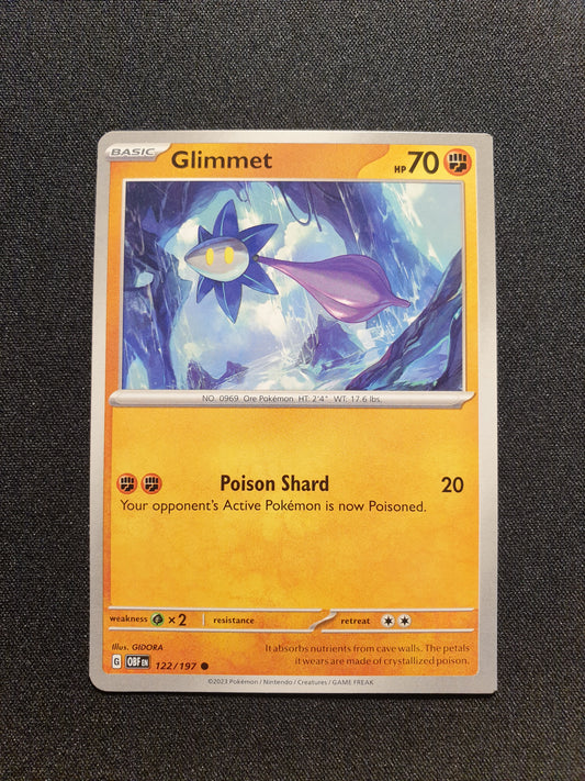 Miscut - Glimmet 122/197 (Mint Condition) - Obsidian Flames - TCG Trainers