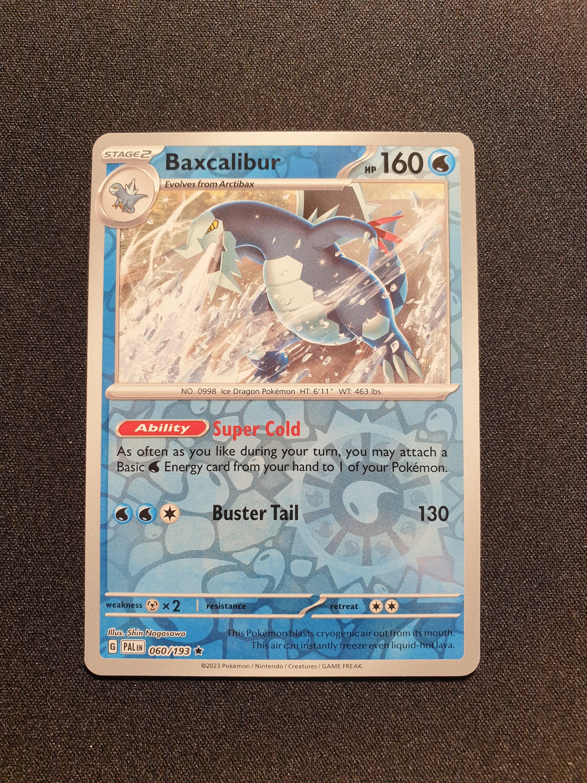 Baxcalibur RH 060/193 (Mint Condition) - Paldea Evolved - TCG Trainers