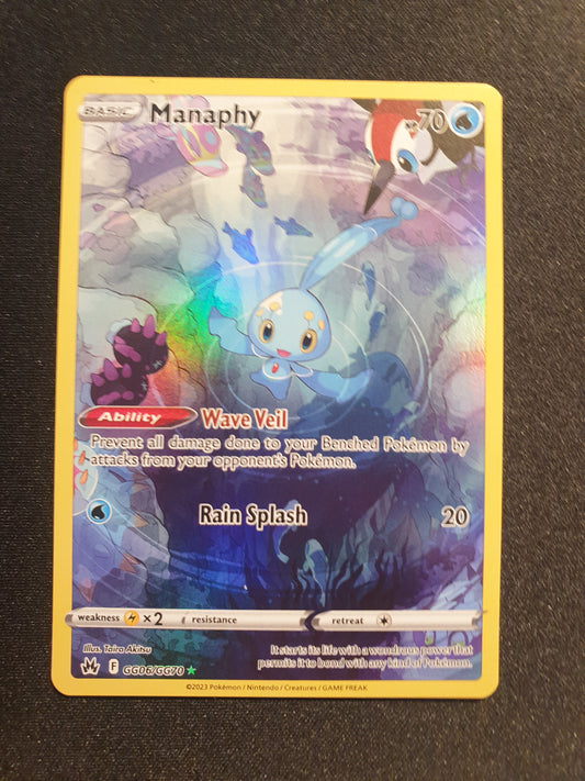 Manaphy GG06/GG70 (Mint Condition) - Crown Zenith