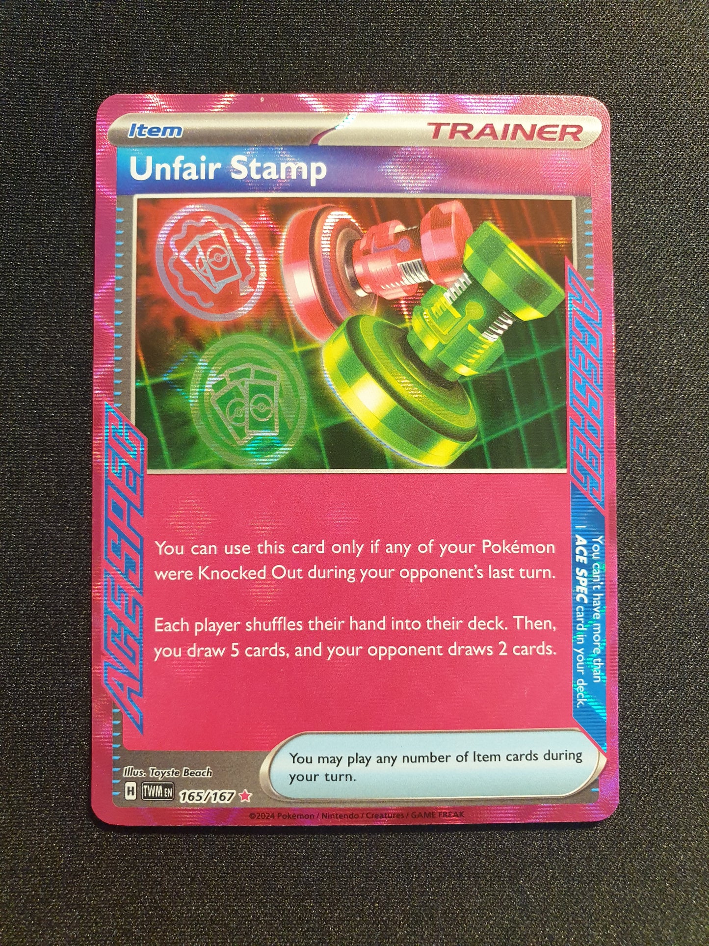 Unfair Stamp 165/167 (Mint Condition) - TCG Trainers