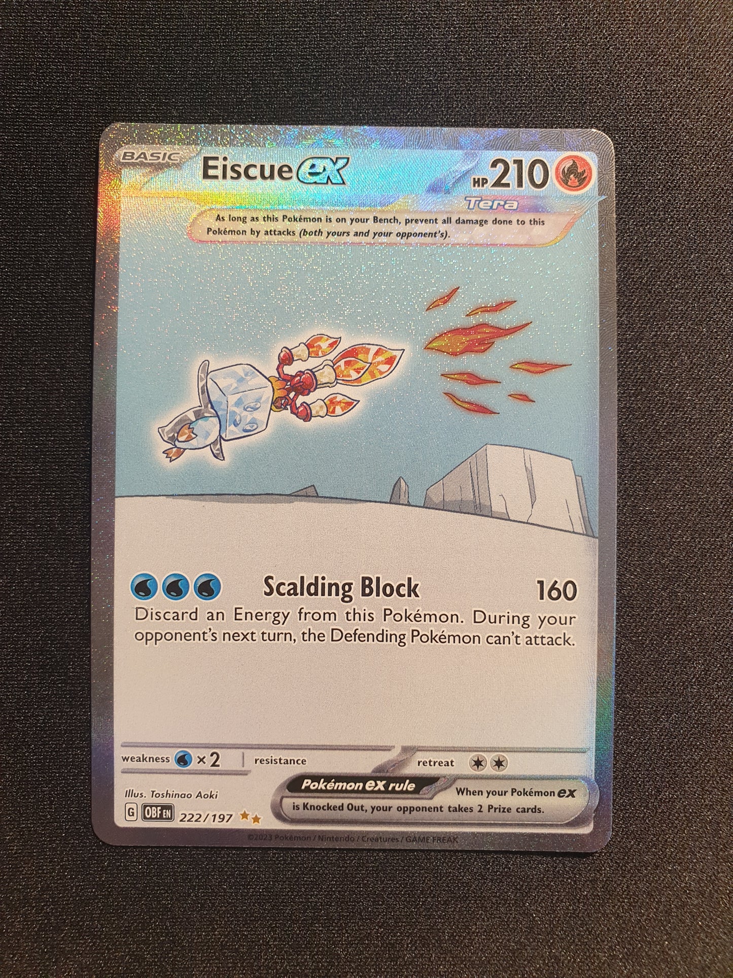 Eiscue EX 222/197 (Mint Condition) - TCG Trainers 