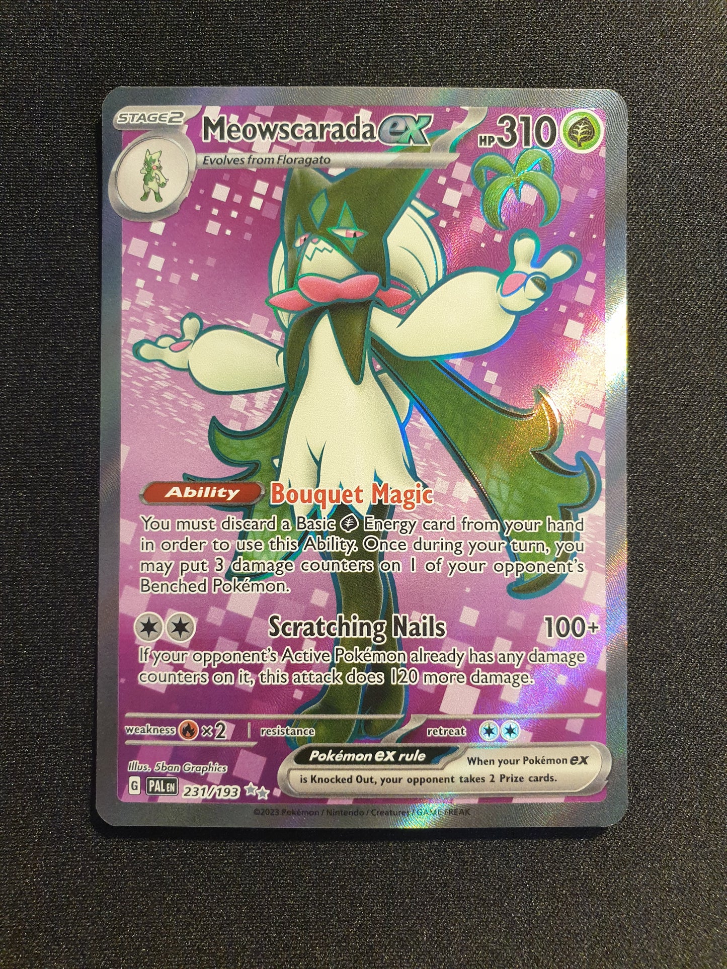 Meowscarada EX 231/193 (Mint Condition) - TCG Trainers 