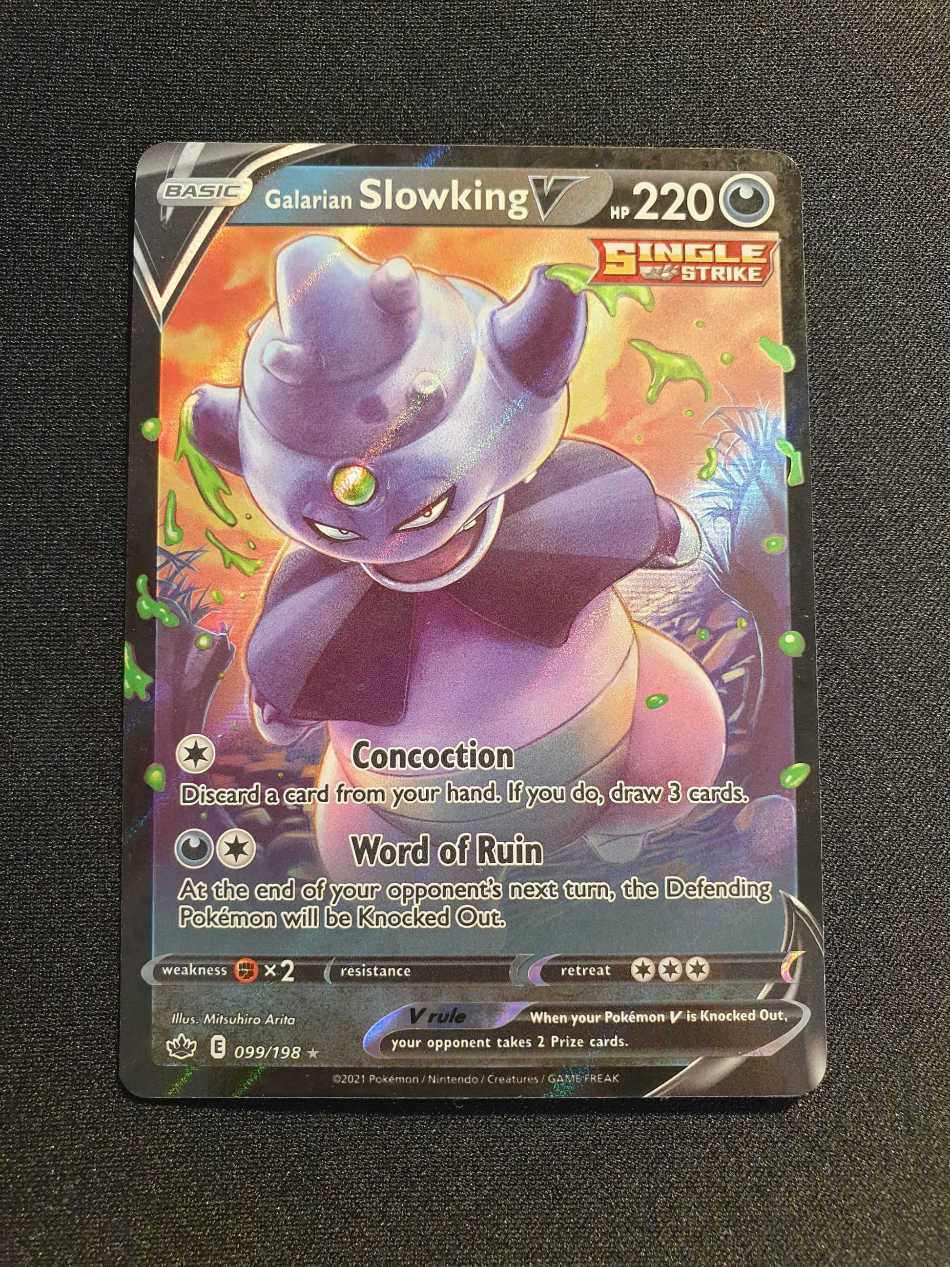 Galarian Slowking V 099/198 (Mint Condition) - TCG Trainers