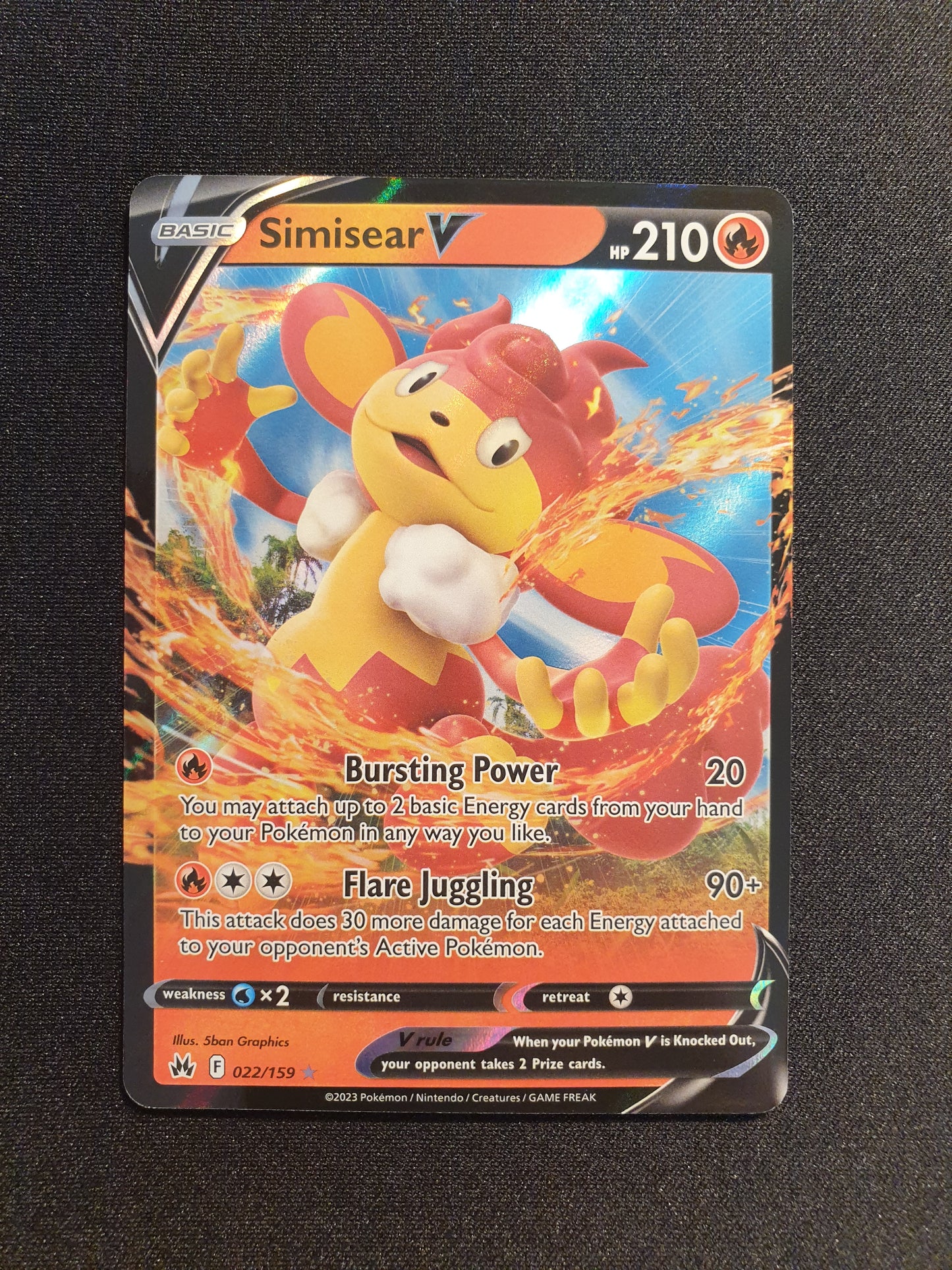 Simisear V 022/159 (Mint Condition) - TCG Trainers