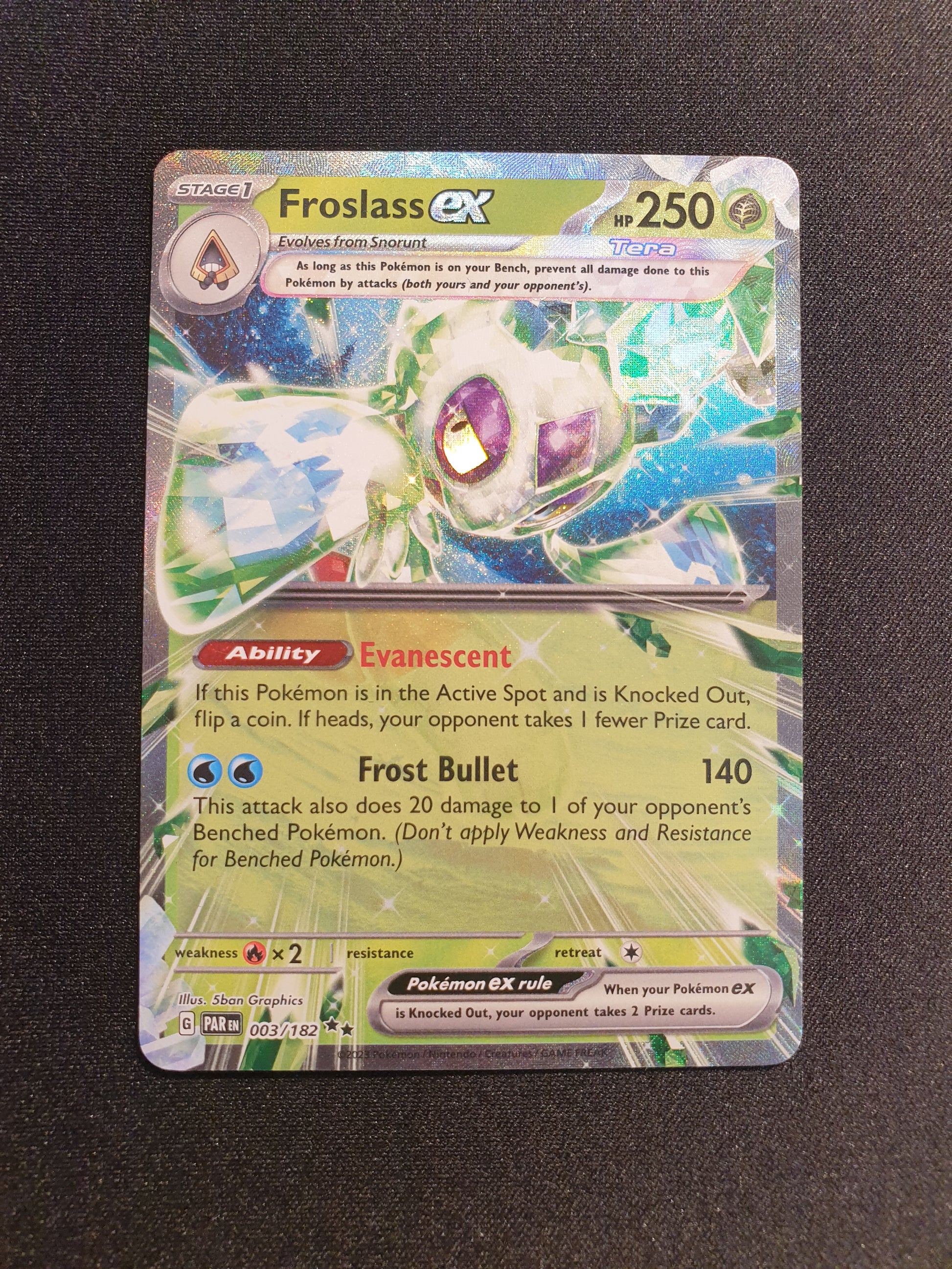 Froslass EX 003/182 (Mint Condition) - TCG Trainers