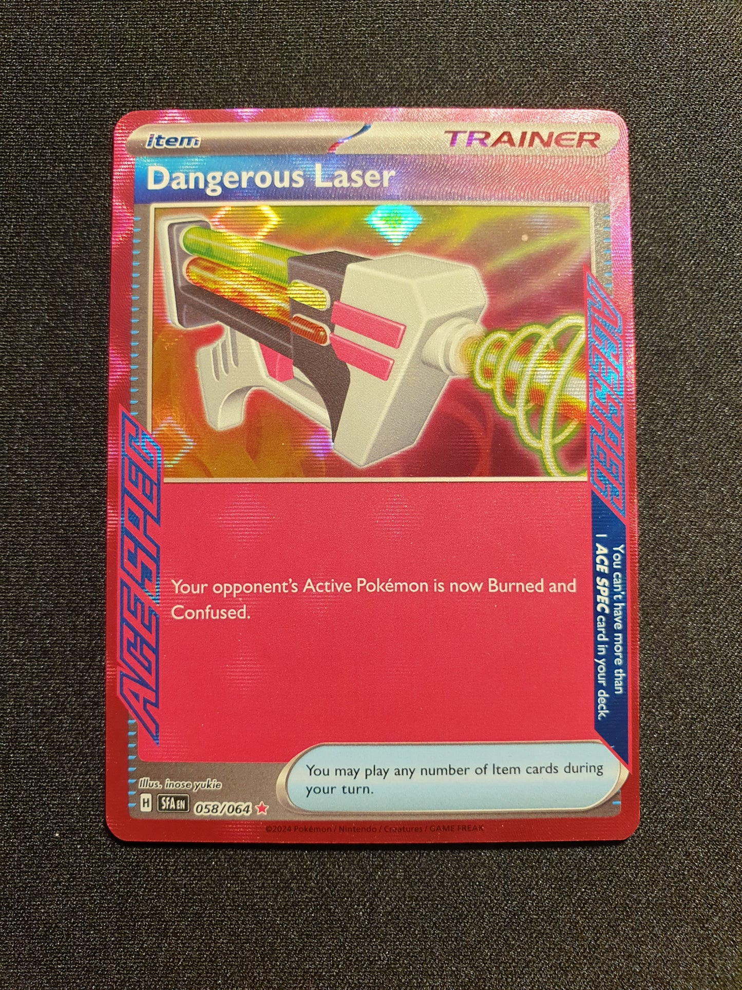 Dangerous Laser 058/064 (Mint Condition) - Shrouded Fable