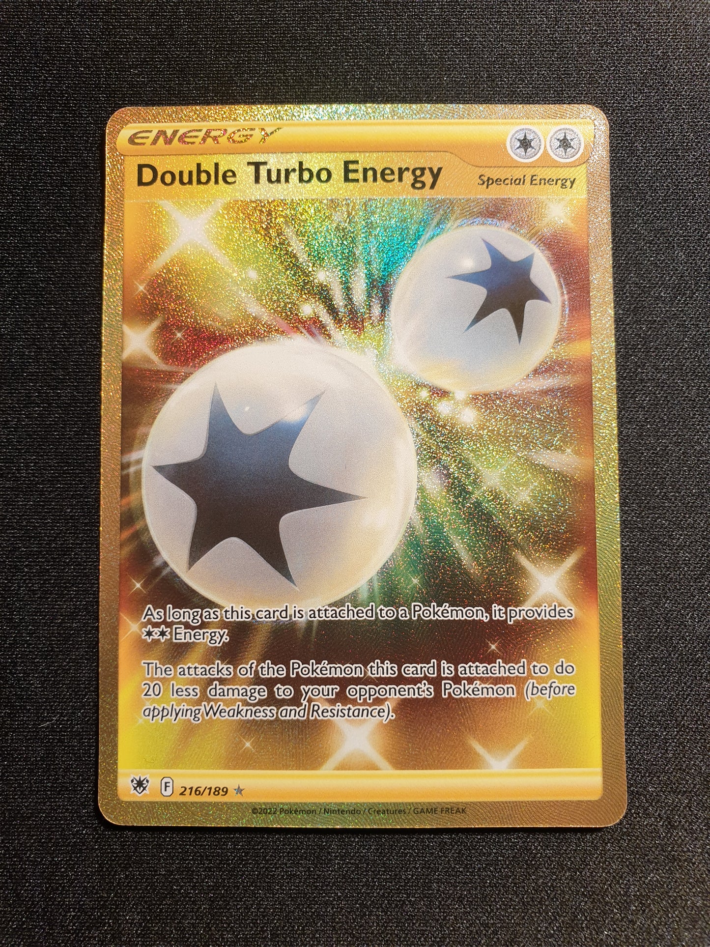 Double Turbo Energy 216/189 (Mint Condition) - Astral Radiance