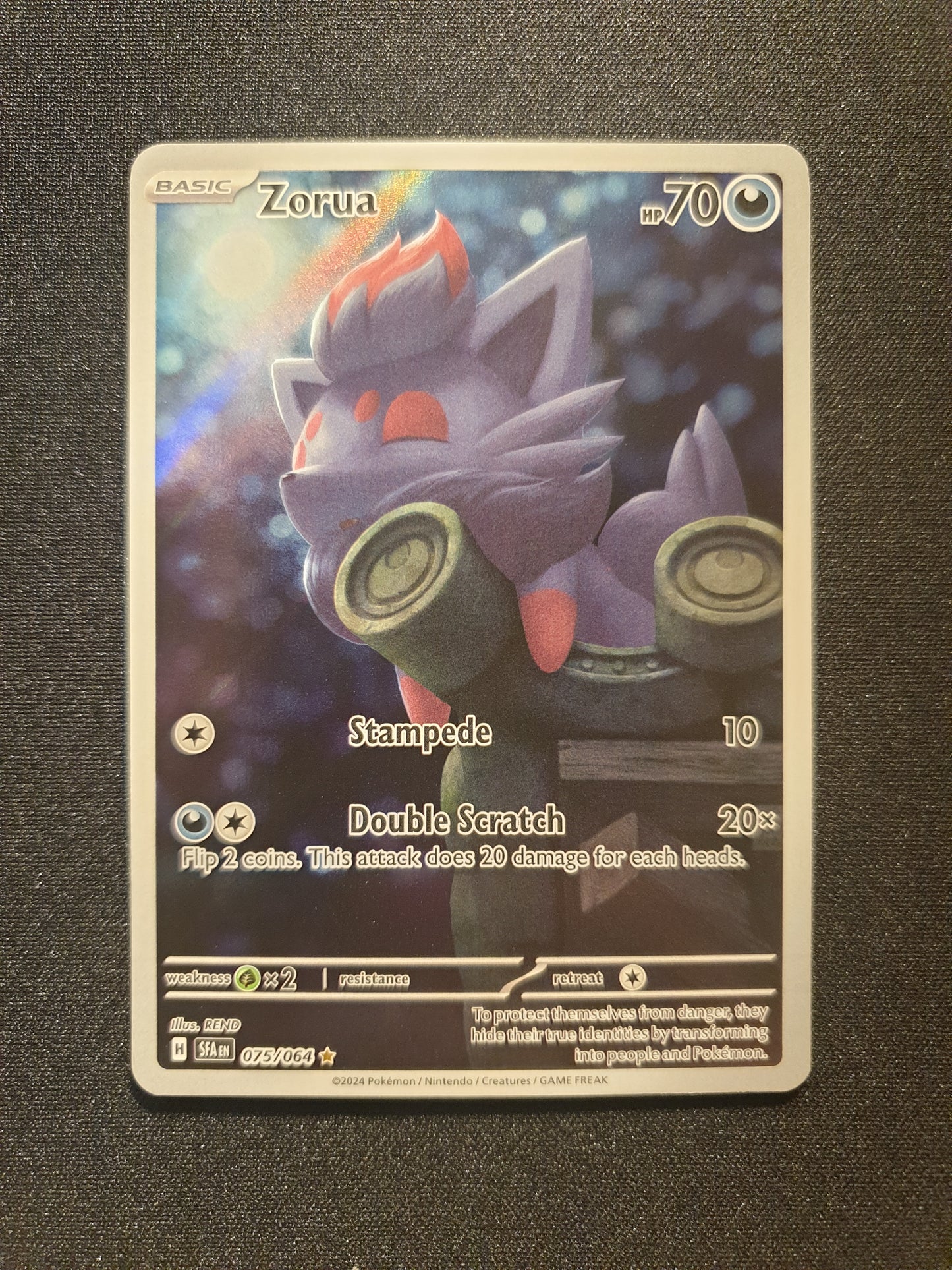 Zorua 075/064 (Mint Condition) - Shrouded Fable	