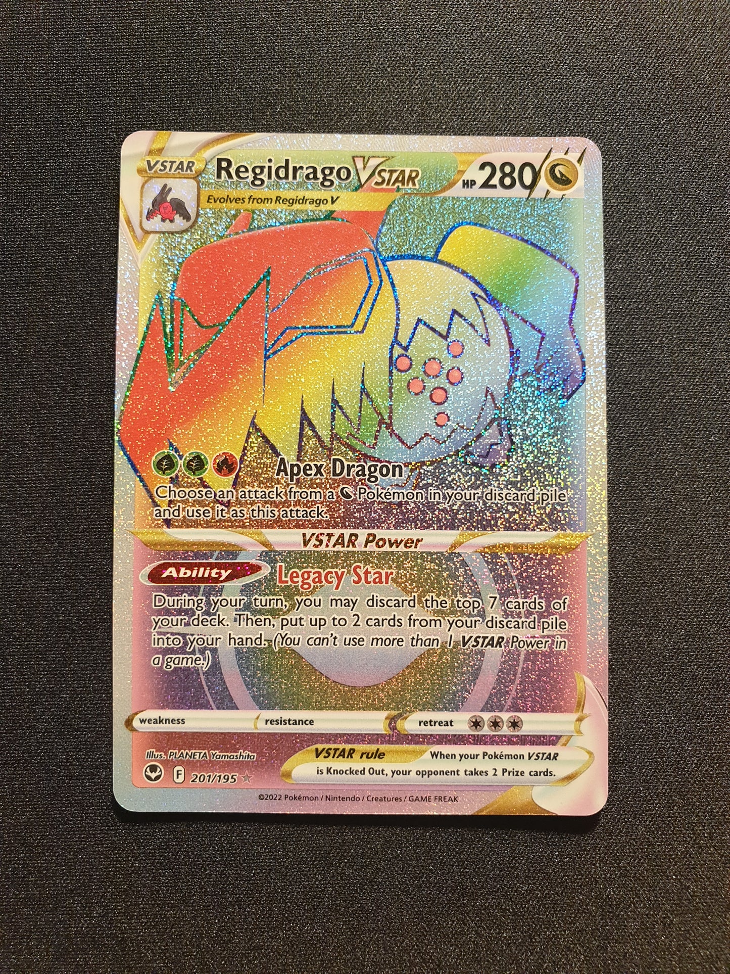 Regidrago VSTAR 201/195 (Mint Condition) - Silver Tempest