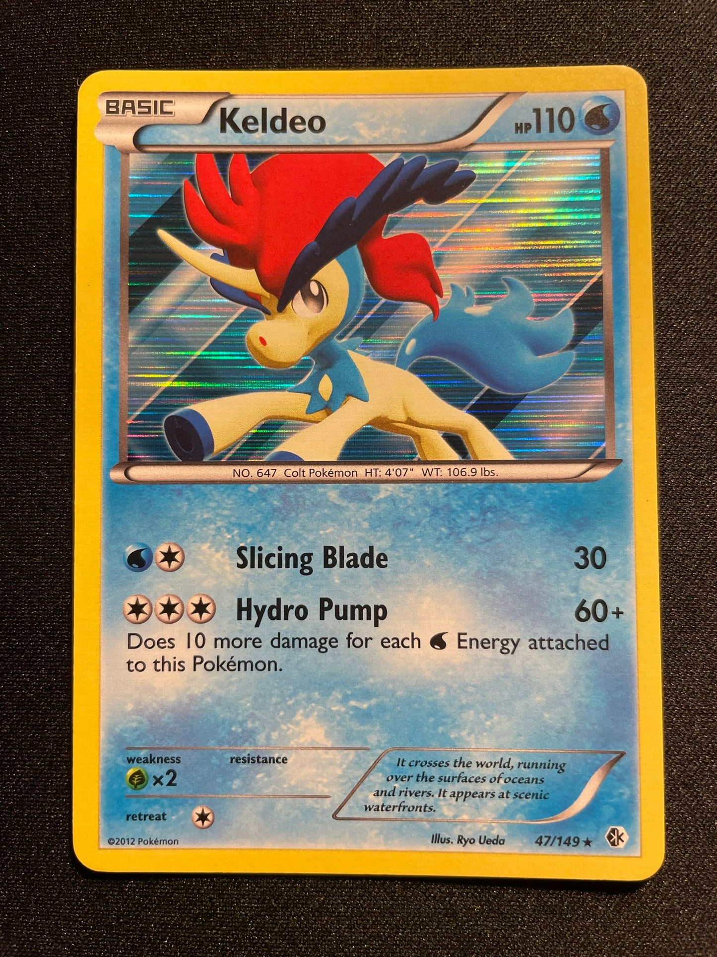 Keldeo 47/149 Holo (Mint Condition) - Boundaries Crossed - TCG Trainers