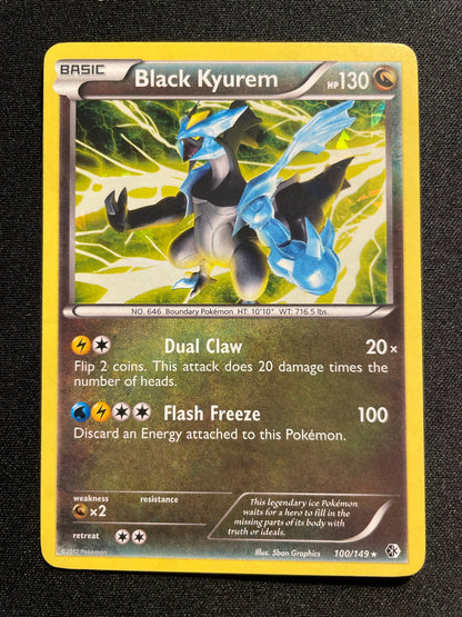 Black Kyurem 100/149 Holo (Mint Condition) - Boundaries Crossed - TCG Trainers