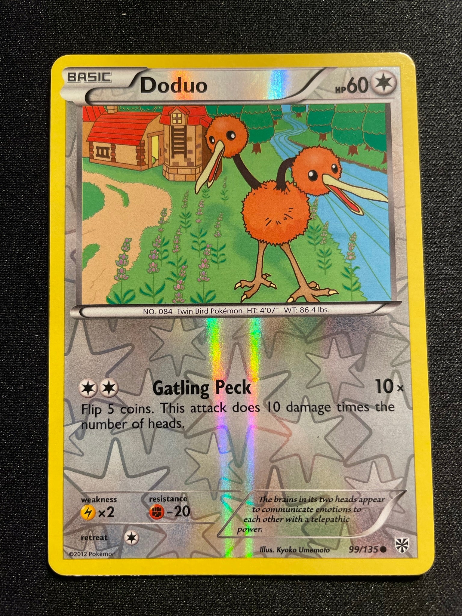 Doduo 99/135 Reverse Holo (Mint Conditon) - Plasma Storm - TCG Trainers