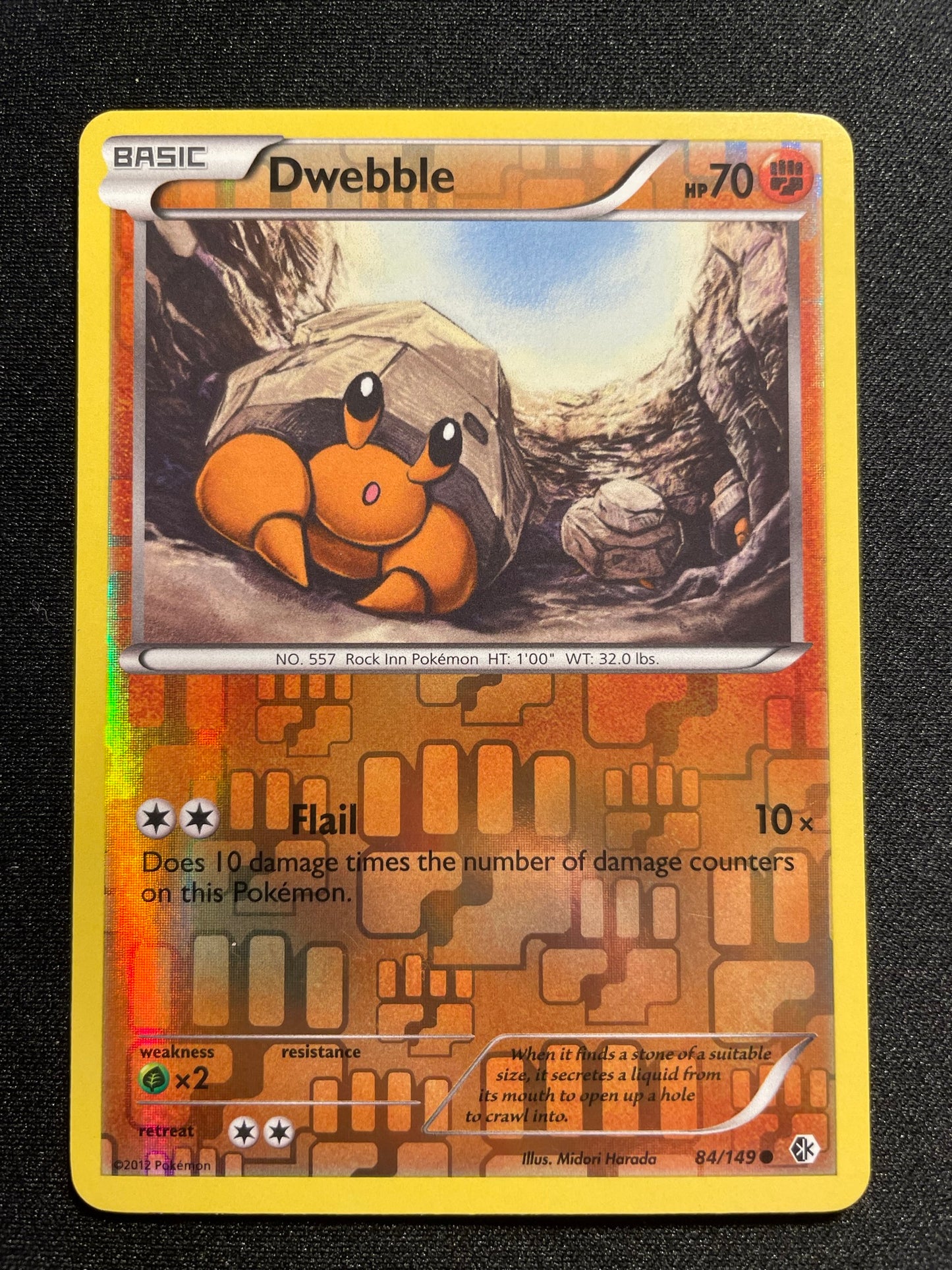 Dwebble 84/149 Reverse Holo (Mint Condition) - Boundaries Crossed - TCG Trainers