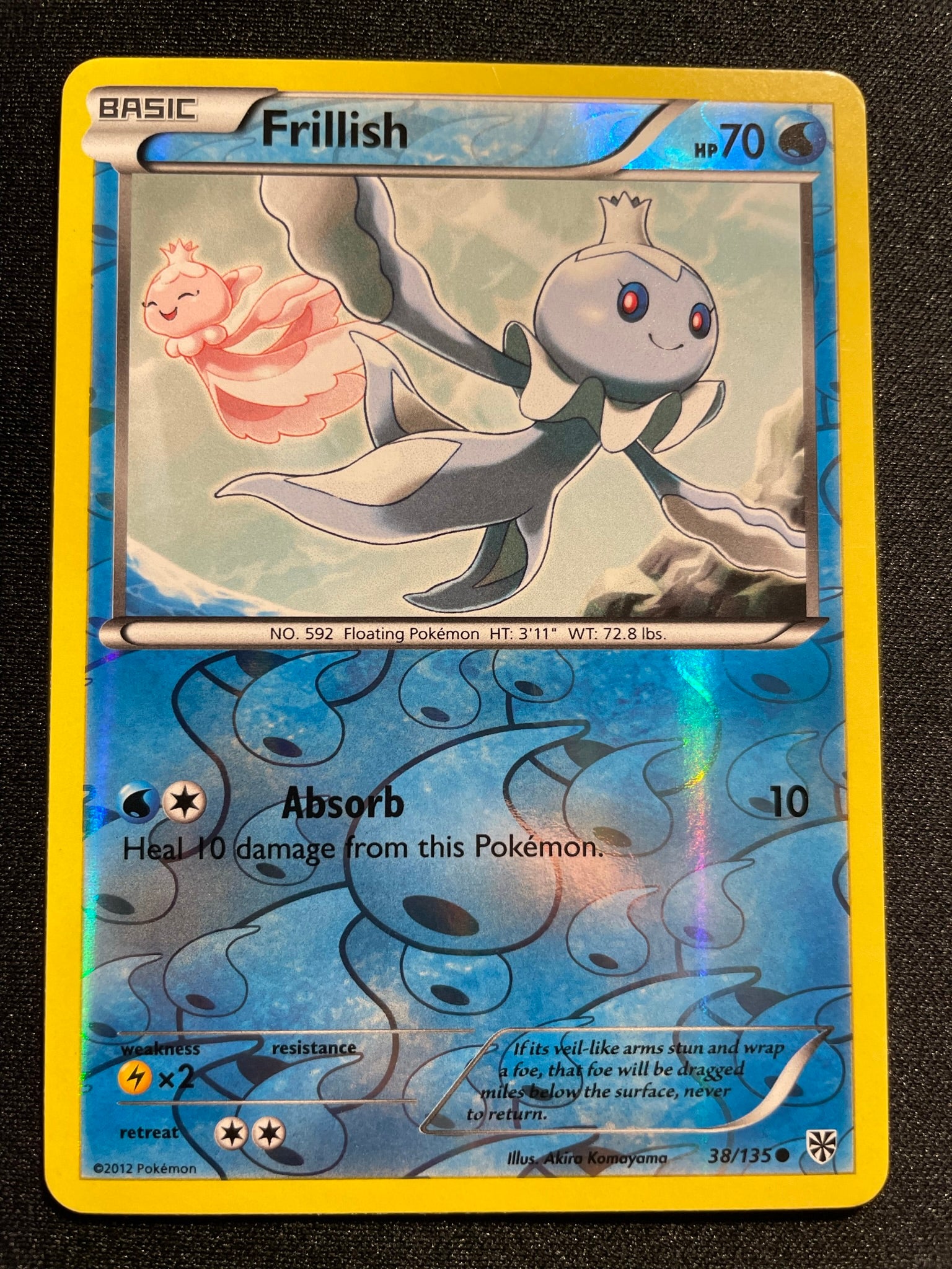 Frillish 38/135 Reverse Holo (Mint Condition) - Plasma Storm - TCG Trainers