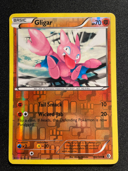 Gligar 80/149 Reverse Holo (Mint Condition) - Boundaries Crossed - TCG Trainers