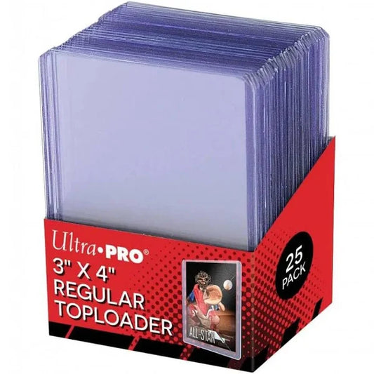 Ultra Pro Toploaders Clear 25 Pack (3x4 Inch)