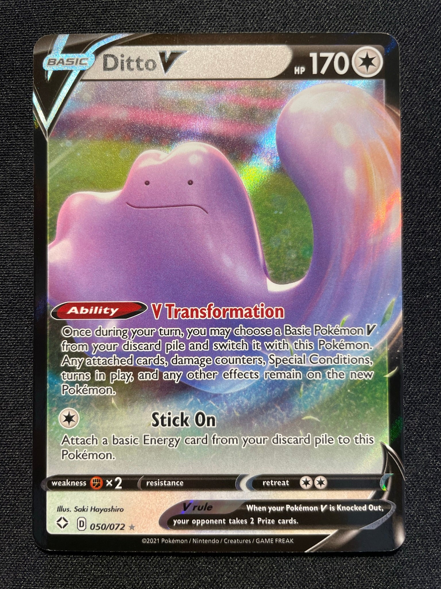 Ditto V 050/072 (Mint Condition) - Shining Fates - TCG Trainers