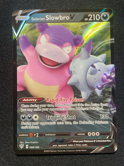 Galarian Slowbro V 099/189 (Mint Condition) - Darkness Ablaze - TCG Trainers